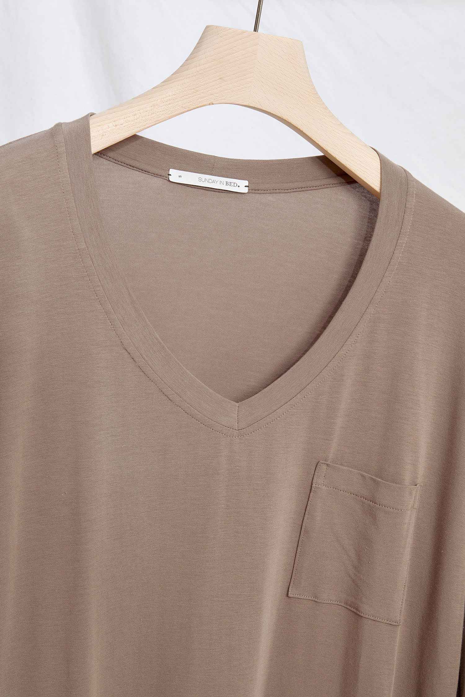 BERNADETTE nighty jersey taupe